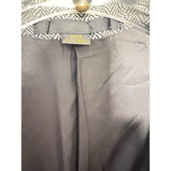 Harry Lebow 100% Silk Sz 41R Herringbone 2-Button Sport Coat Blazer Jacket Korea - Picture 7 of 16